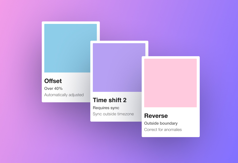 Calendar Daily Digest feature, showing three sample event types